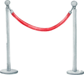 watercolor rope queue