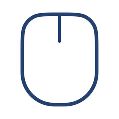 Mouse icon flat illustration outline logo