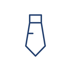 Tie icon flat illustration outline logo