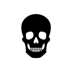 vector skeleton face icon