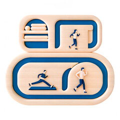 A conceptual image representing various healthcare fields and medical services, including dental care, chiropractic treatment, mental health support, and advanced medical technologies. This versatile 