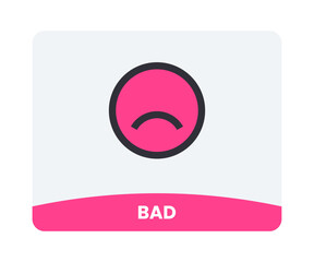 Customer Feedback UI with Emoji Ratings. User Review Popup with Negative Feedback