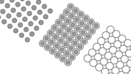 Dot Matrix Display Module electronic component – Stock Image.