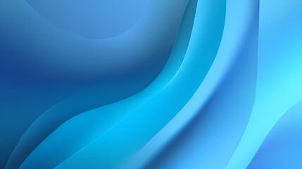 Obraz premium A blue abstract background with curved layered shapes and subtle gradients