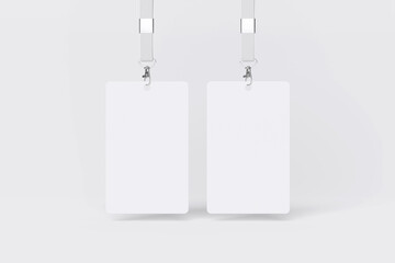 Blank Id Card Mockup