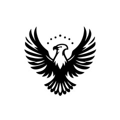 Obraz premium eagle silhouette ,eagle vector