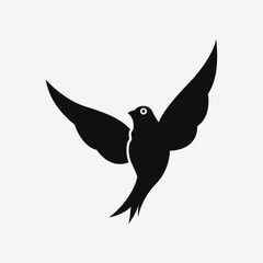 Download a minimal birds logo perfect for modern branding. Clean, elegant, and versatile design ideal for creative businesses, eco brands, apps, and more.