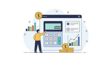 Understanding financial calculations and economic growth using digital tools for business success and planning