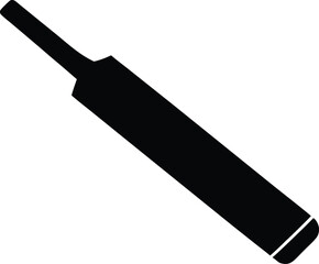 Cricket Bat Silhouette Vector Art, Cricket Bat Silhouette