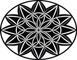 Flower of Life Vector Art