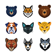 Fototapeta premium set of animal