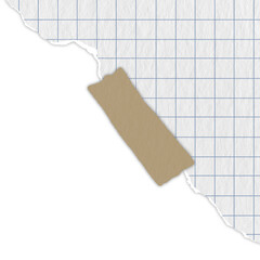 corner paper notes notebook cutout element
