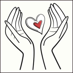 
Hands supporting heart 2