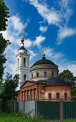 Assumption of Our Lady cathedral, built in 1824.. City Kozelsk, Russia