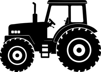 tractor on a white background