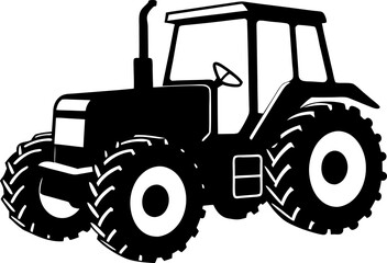 tractor isolated on white background