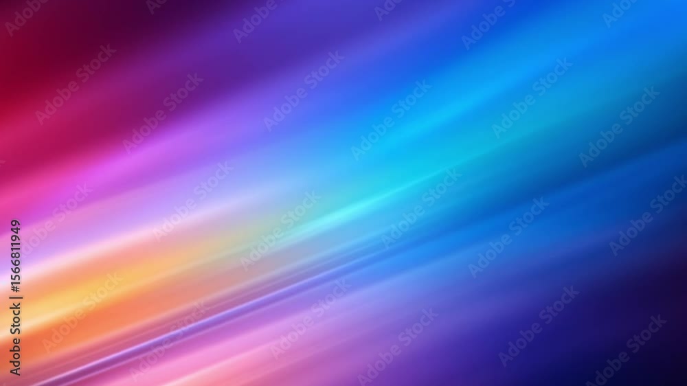 Poster Vibrant Light Spectrum: A stunning display of dynamic light streams seamlessly across the scene, creating an abstract and eye-catching visual.
