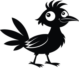 Tropical Funny Bird Vector