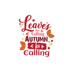 Autumn sale round banner. fall ad circle shape with liquid form at the center and text offer a sign—red, orange abstract leaves in simple flat paper cut style.
