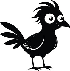 Tropical Funny Bird Vector