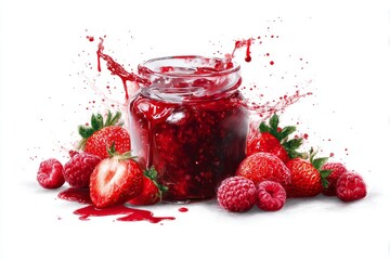 Delicious Strawberry Raspberry Jam