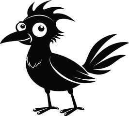 Tropical Funny Bird Vector