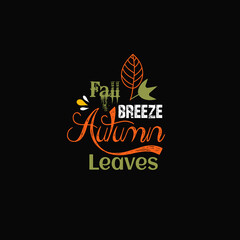 Autumn sale round banner. fall ad circle shape with liquid form at the center and text offer a sign—red, orange abstract leaves in simple flat paper cut style.
