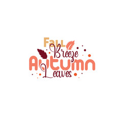 Autumn sale round banner. fall ad circle shape with liquid form at the center and text offer a sign—red, orange abstract leaves in simple flat paper cut style.
