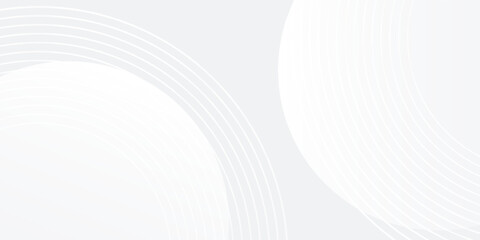 White geometric abstract background overlap layer on bright space with lines effect decoration. Simple good