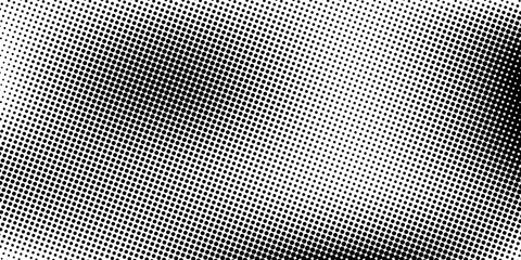 Set of halftone dots gradient pattern texture isolated on white background. Straight dotted spots using halftone circle dot raster texture. Vector blot half tone collection.