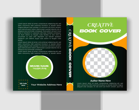 "Modern Creative Book Cover Design Template – Abstract Layout with Bold Colours for Fiction, Non-Fiction, or Business Publications"