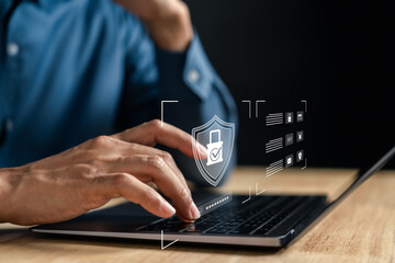Cybersecurity system with user access control, secure login, password protection, and digital...