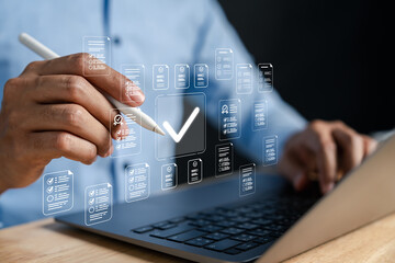 Tasklist and quality check digital document management, checklist verification, and task control...