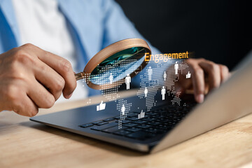 User engagement analysis, digital audience interaction, social media analytics, customer behavior...