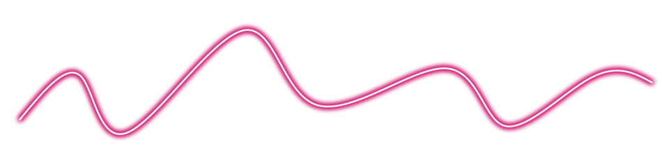 Seamless neon pink line