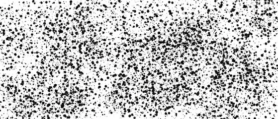 Abstract Dark Grey Speckles Scattered on transparent background