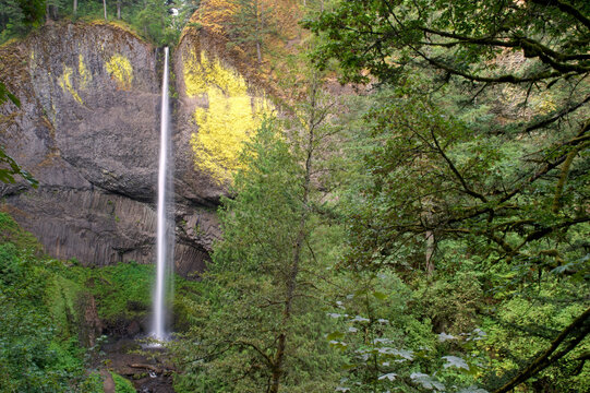 Latourell Falls, Columbia Gorge, Oregon, July 2024