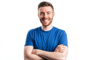 Fototapeta premium Happy Man Smiling Portrait