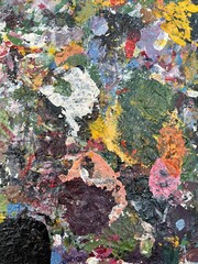 grunge background with paint