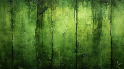 Colors blend in layers, showcasing earthy greens and subtle variations in texture