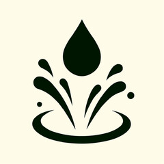 Green eco vector illustration featuring a plant, leaf, and flower symbol, embodying nature's organic growth and environmental design