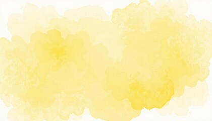 Soft Yellow Watercolor Background for Creative Design Projects