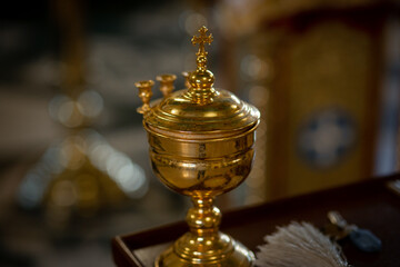 antique oil lamp