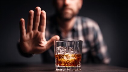 Refusing a Drink Overcoming Addiction and Promoting a Healthy Lifestyle | The Power of Saying No to Alcohol