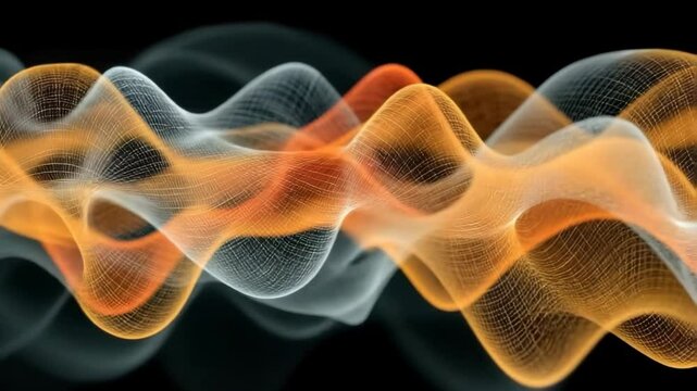 Faszination der Wellen: Farben und Formen in harmonischer Bewegung erleben