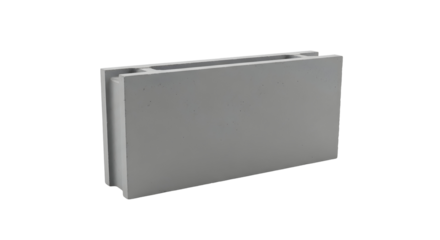 Light gray concrete block