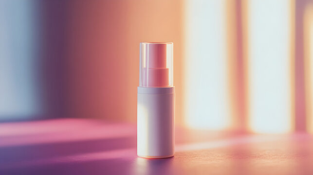 un labial con balsamo o crema hidratante para los labios o para el cuerpo para la salud y bienestar personal sobre un fodno iluminado con espacio de copia belleza femenina 