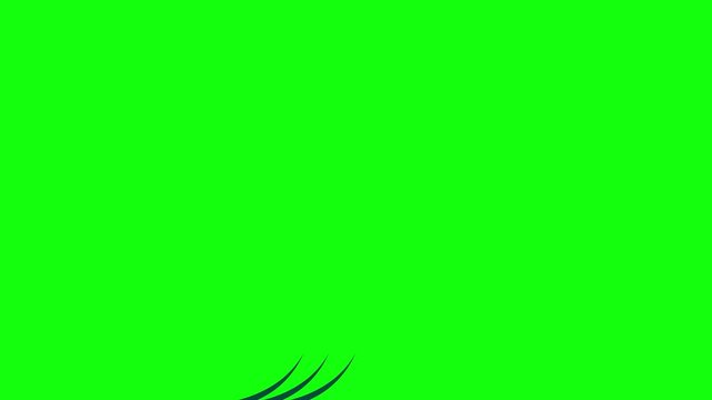 Vibrant black and green background abstract solid color