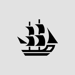 sailing ship icon