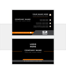  Corporate Modern and Creative Business card and editable vector graphic design. Modern shape with abstract color. Luxury background. visiting card. Vector illustration print template.
